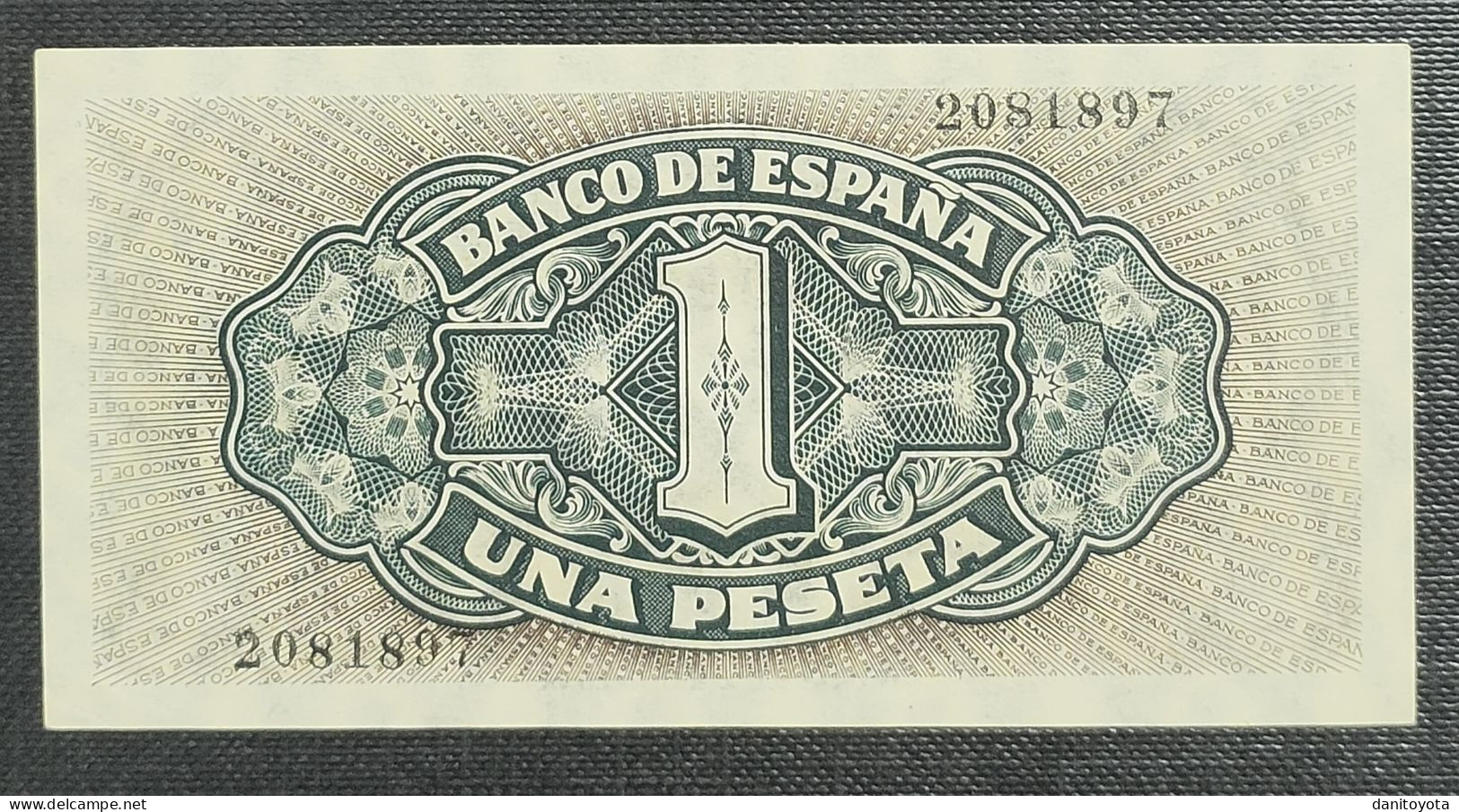 ESPAÑA. EDIFIL 442. 1 PTA 4 DE SEPTIEMBRE SIN SERIE Y SIN CIRCULAR. - 1-2 Peseten