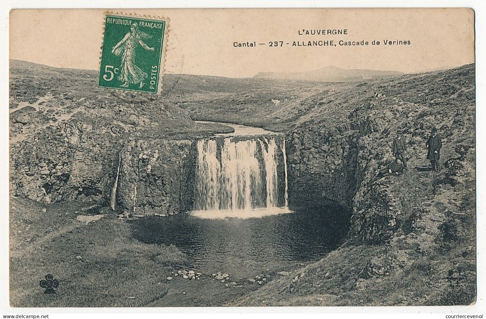 CPA - ALLANCHE (Cantal) - Cascade De Verines - Allanche