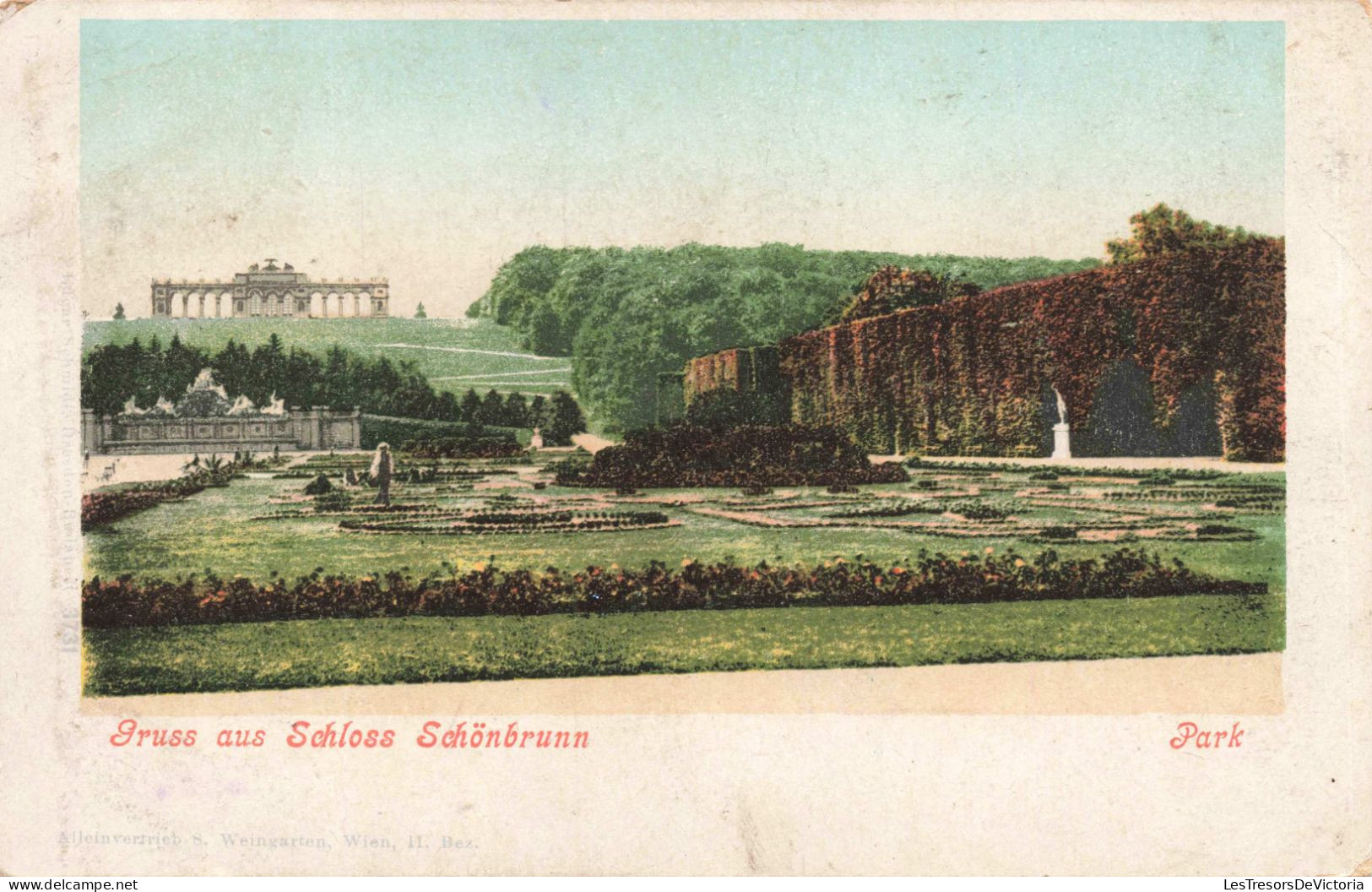 AUTRICHE - Vienne - Château De Schönbrunn - Colorisé - Carte Postale Ancienne - Château De Schönbrunn