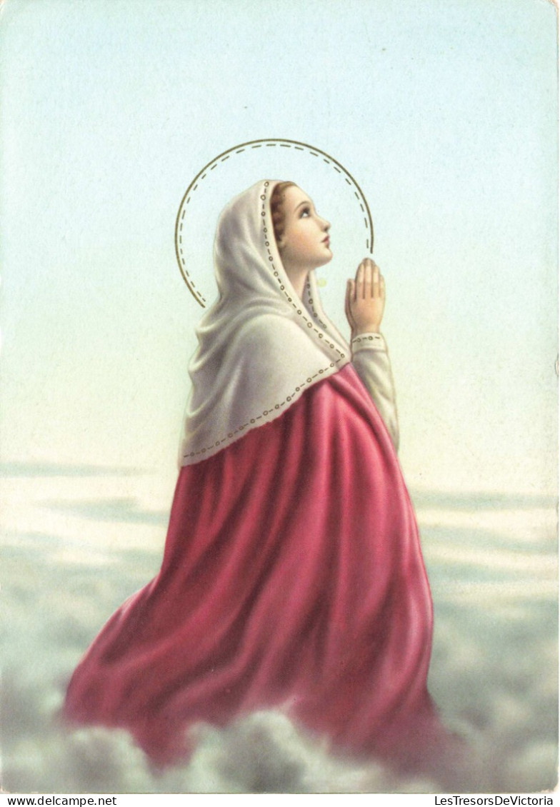 RELIGION - Christianisme - Sainte Vierge à Genoux Et Priant - Carte Postale Ancienne - Maagd Maria En Madonnas