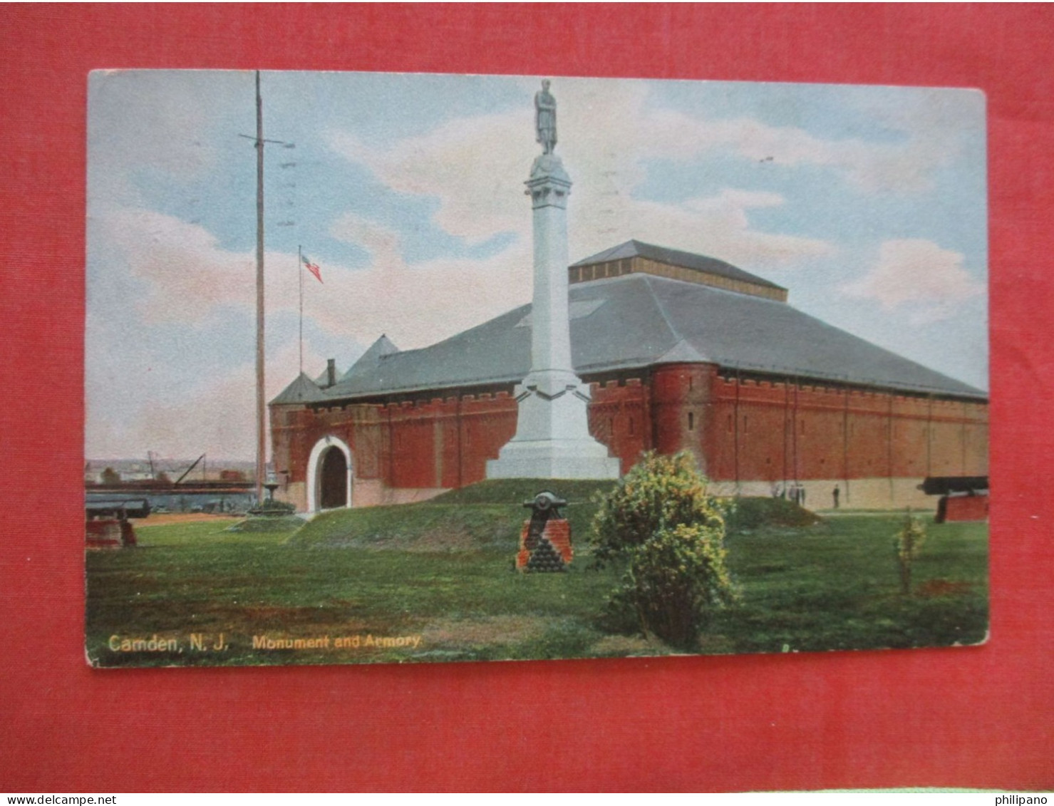 Monument & Armory.  Camden  New Jersey     Ref 6179 - Camden