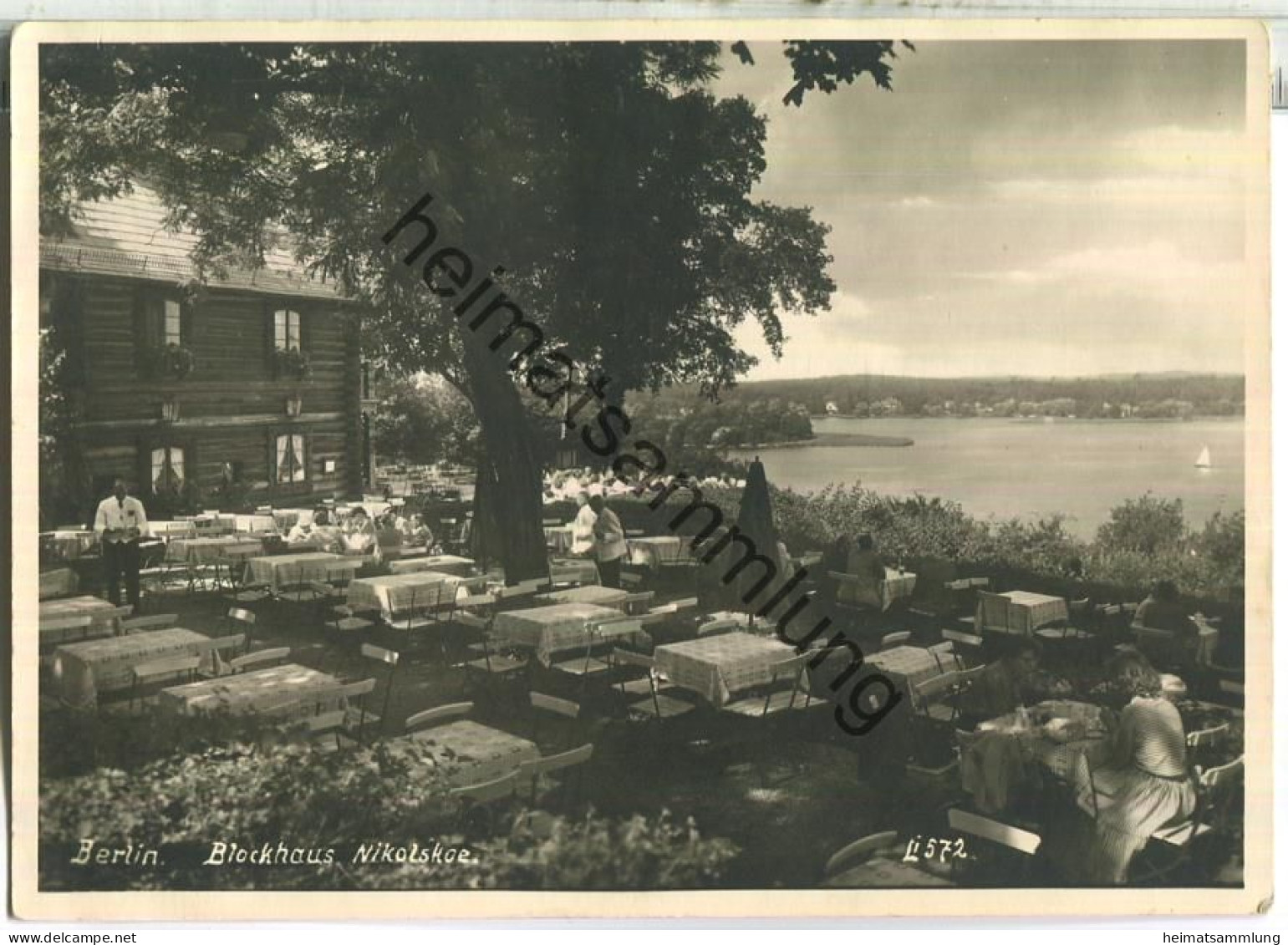 Berlin - Blockhaus Nikolskoe - Foto-Ansichtskarte - Verlag R. Lissner Berlin 60er Jahre - Grunewald