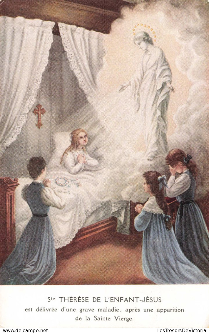 RELIGION - Christianisme - Ste Thérèse De L'Enfant Jésus Est Délivrée D'une Grave Maladie - Carte Postale Ancienne - Saints