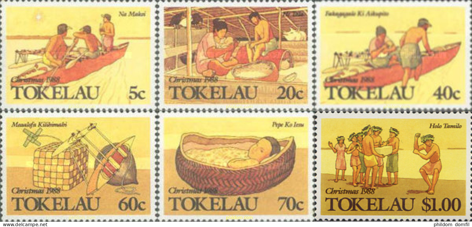 238785 MNH TOKELAU 1988 NAVIDAD - Tokelau