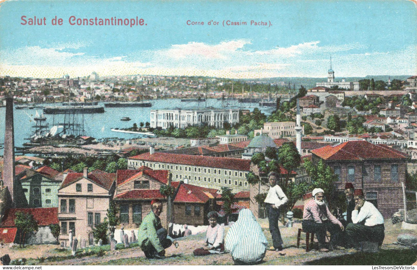 ARTS - Peintures Et Tableaux - Salut De Constantinople -Corne D'or (Cassim Pacha) - Carte Postale Ancienne - Paintings