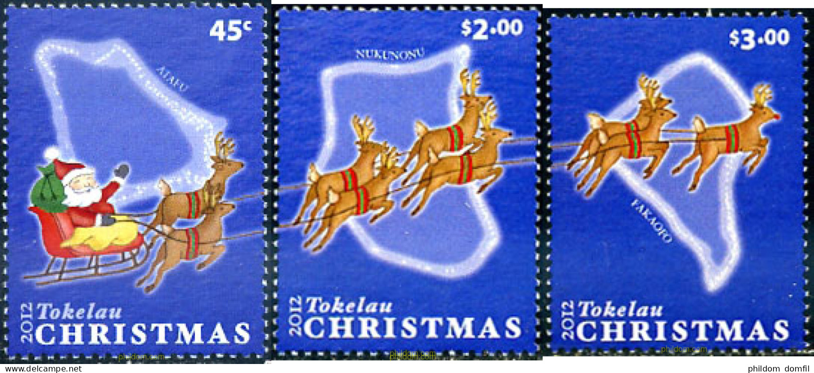 296276 MNH TOKELAU 2012 NAVIDAD - Tokelau