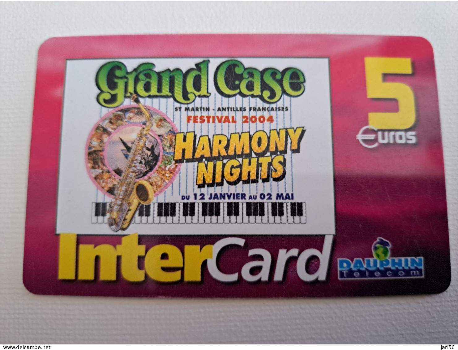 ST MARTIN / INTERCARD  5 EURO  HARMONY  NIGHTS        NO 083   Fine Used Card    ** 15141 ** - Antillen (Frans)
