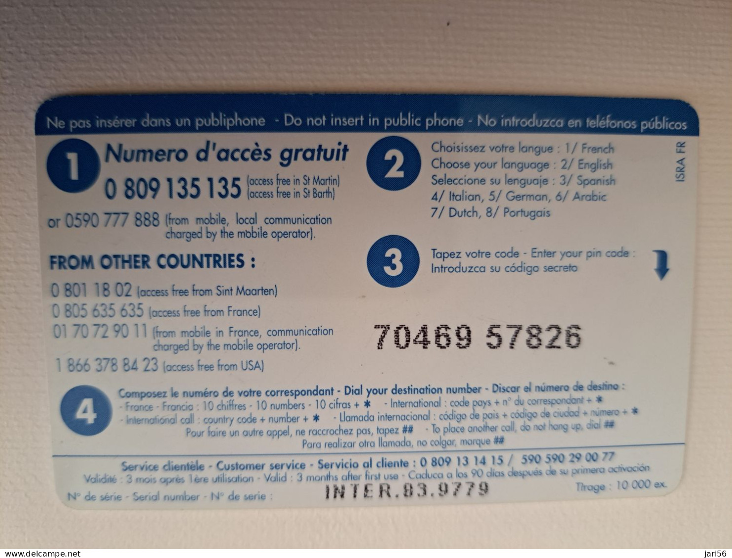 ST MARTIN / INTERCARD  5 EURO  HARMONY  NIGHTS        NO 083   Fine Used Card    ** 15141 ** - Antillen (Frans)