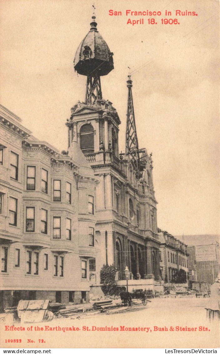 ETATS UNIS - California - San Francisco In Ruins - Carte Postale Ancienne - San Francisco