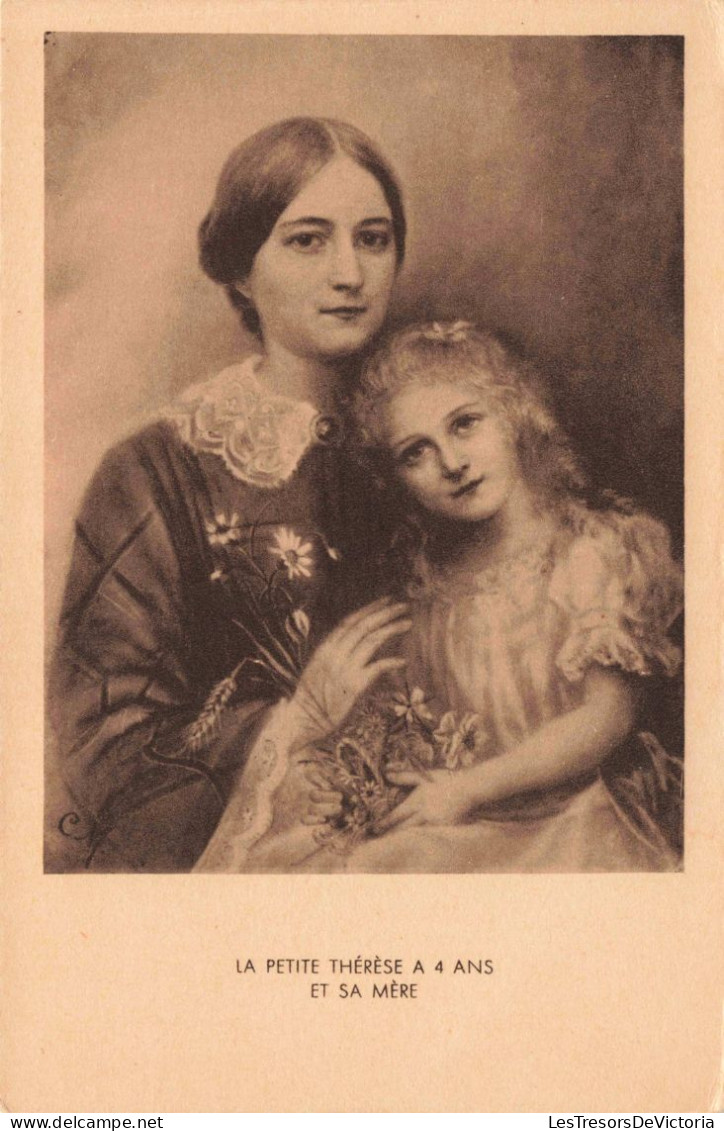 RELIGION - Christianisme - La Petite Thérèse à 4ans Et Sa Mère - Carte Postale Ancienne - Heiligen