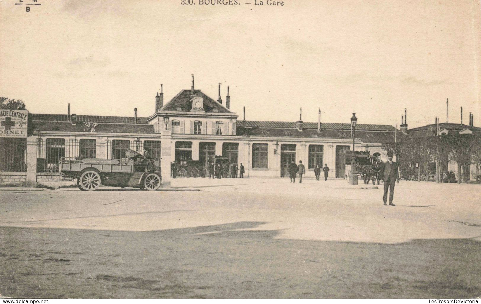 FRANCE - Bourges -  La Gare - Animé - Carte Postale Ancienne - Bourges