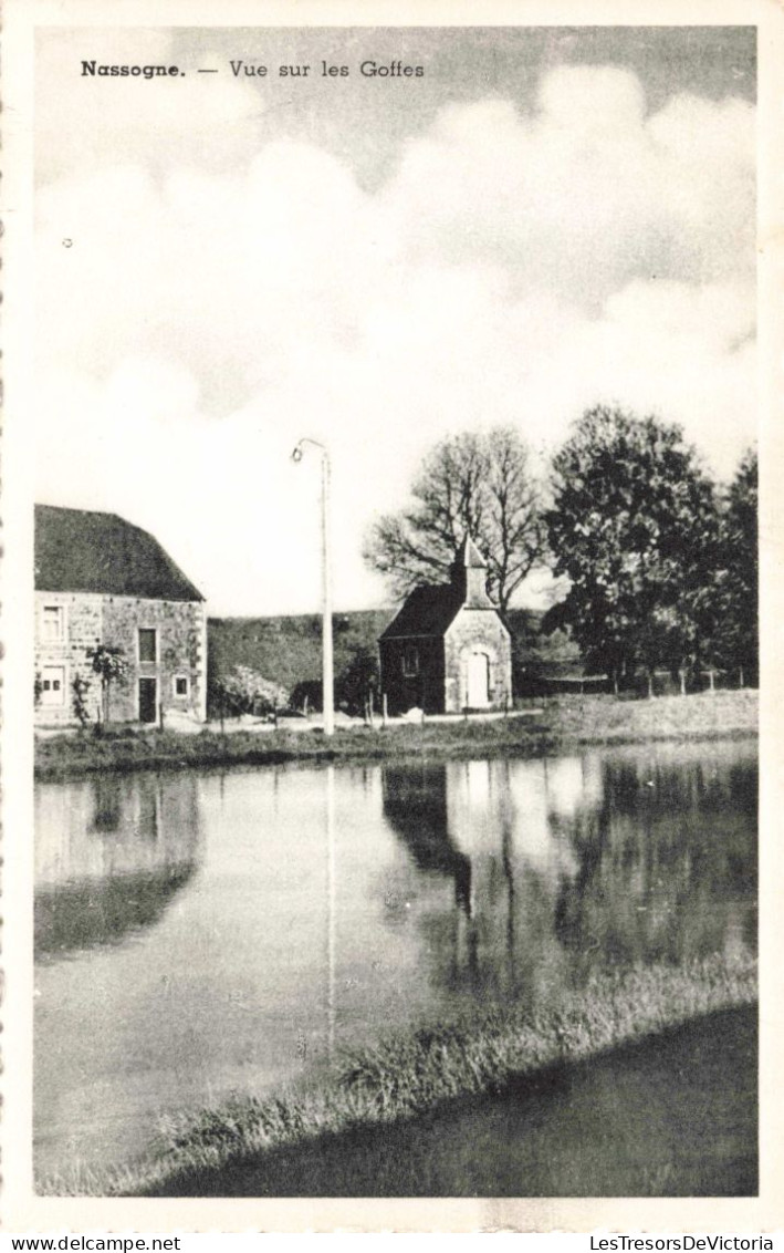 BELGIQUE - Nassogne - Vue Sur Les Golfes - Canal - Carte Postale Ancienne - Nassogne