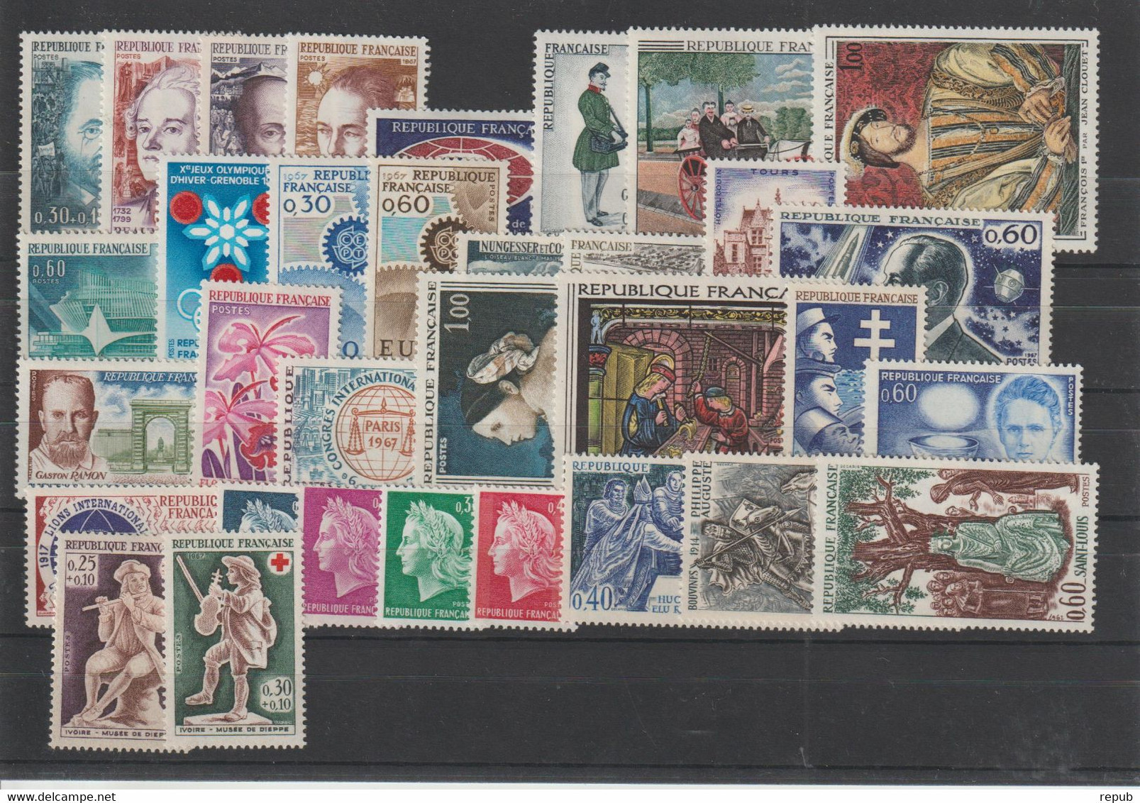 France Année Complète 1967 Du 1511 Au 1541, 33 Val ** MNH - 1960-1969