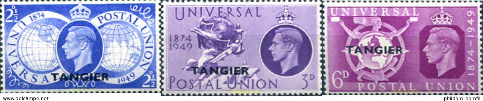 696715 HINGED TANGER. Ocupación Britanica 1949 UPU - Britische Bes. MeF