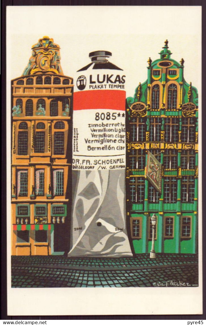 Bruxelles " Tube Amoureux D'une Maison " Carte éditée à L'occasion Du Millénaire De La Ville - Feesten En Evenementen