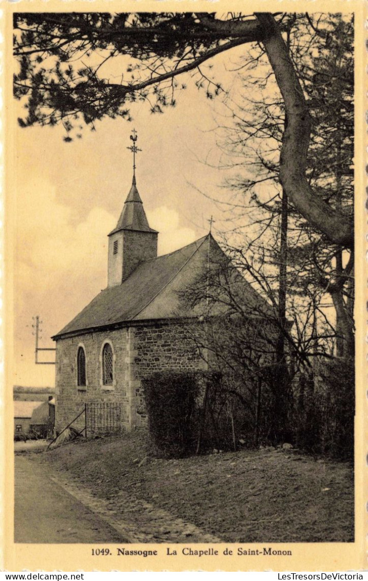 BELGIQUE - Nassogne - La Chapelle De Saint Monon - Carte Postale Ancienne - Nassogne