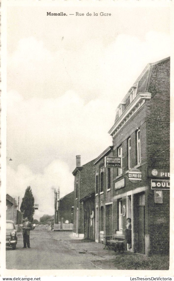 BELGIQUE - Momalle - Rue De La Gare - Carte Postale Ancienne - Remicourt