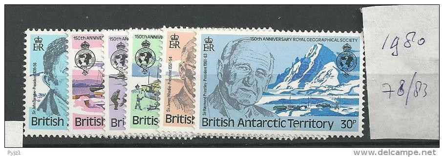 1980 MNH British Antactic Territory, Postfris - Ongebruikt