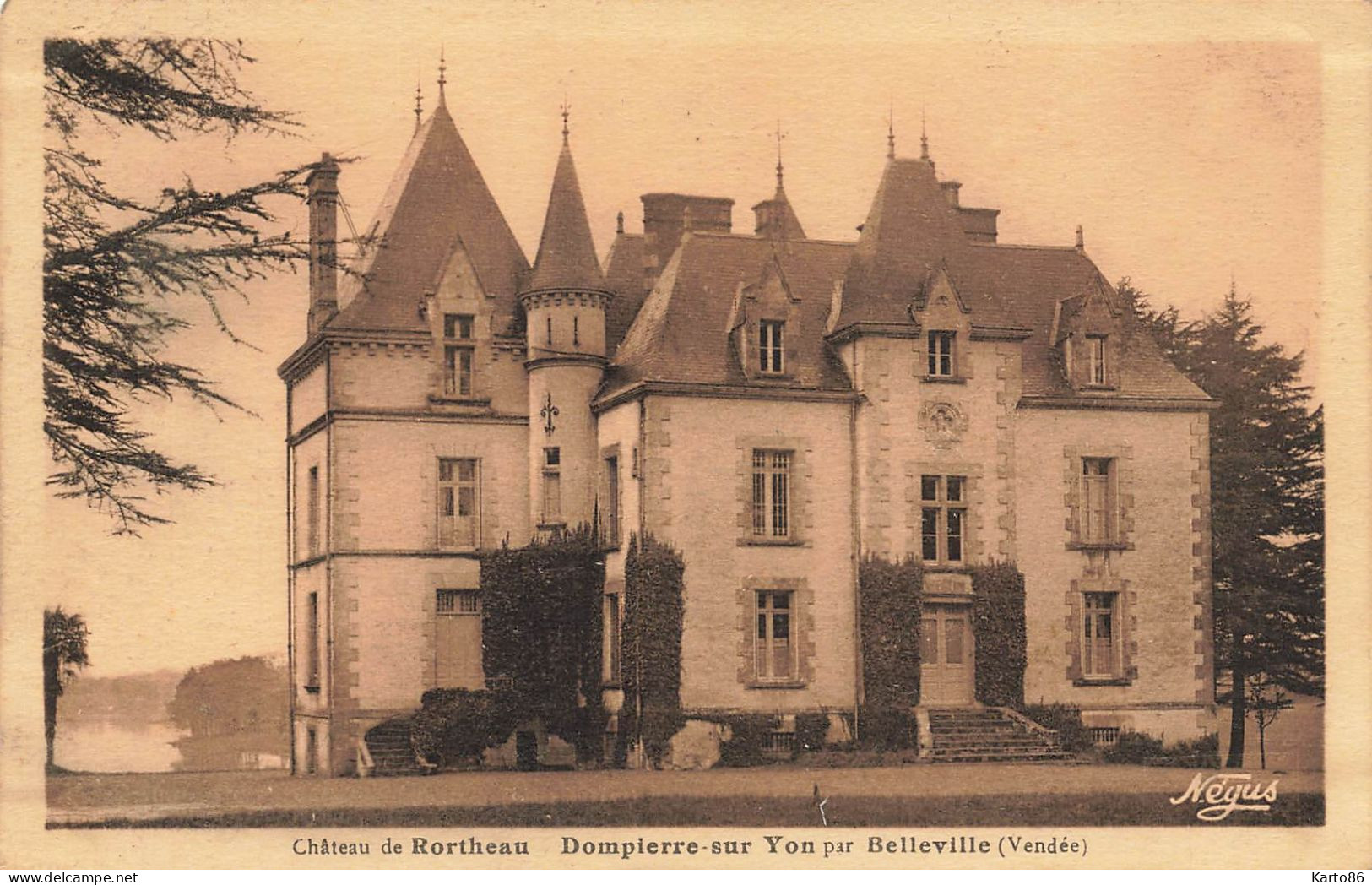 Dompierre Sur Yon * Par Belleville * Château De Rortheau - Dompierre Sur Yon