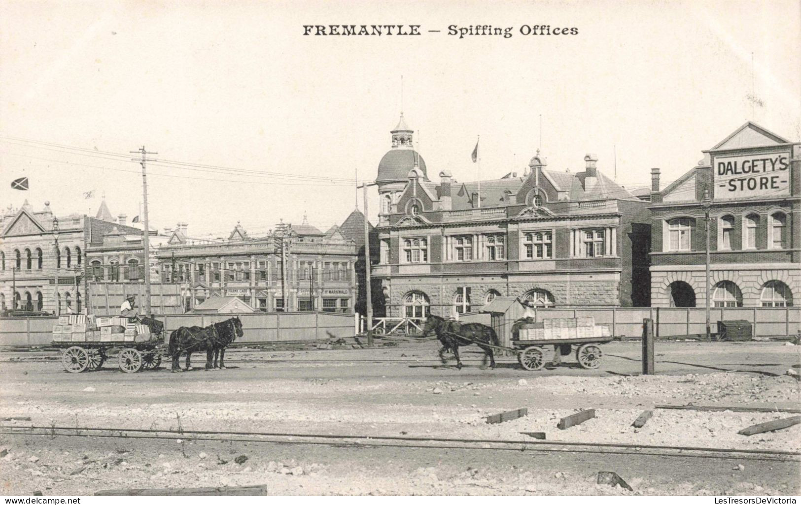 AUSTRALIE  -  Fremantle -  Spiffing Offices - Carte Postale Ancienne - Fremantle