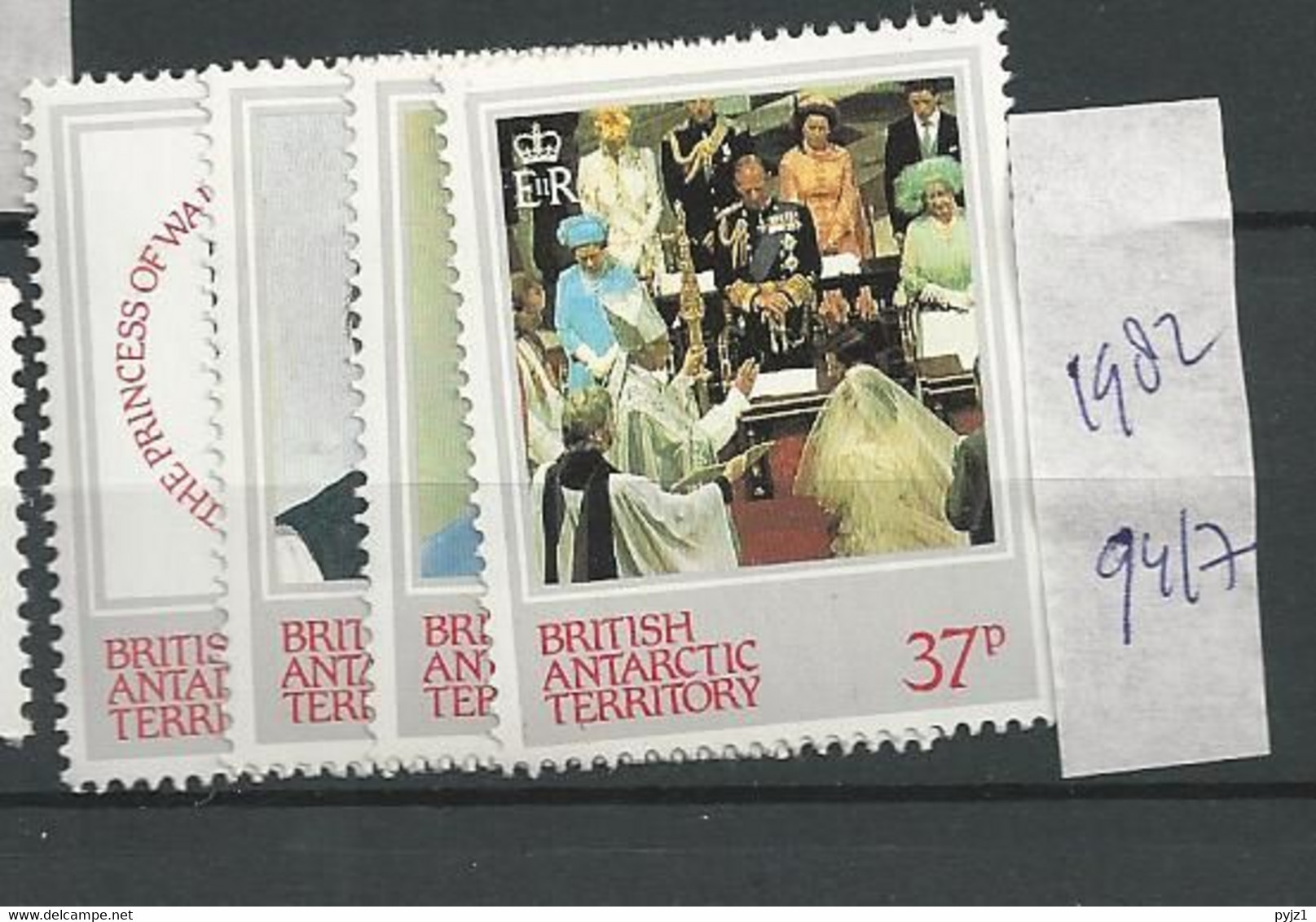 1982 MNH British Antactic Territory, Mi 94-97 Postfris** - Ongebruikt