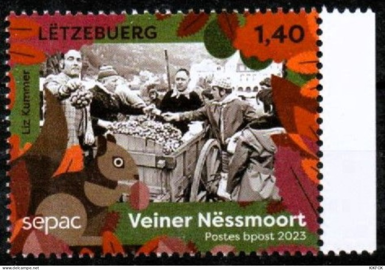 LUXEMBOURG,LUXEMBURG, 2023, SEPTEMBERAUSGABE, VEINER NESSMOORT, POSTFRISCH, NEUF, - Nuovi