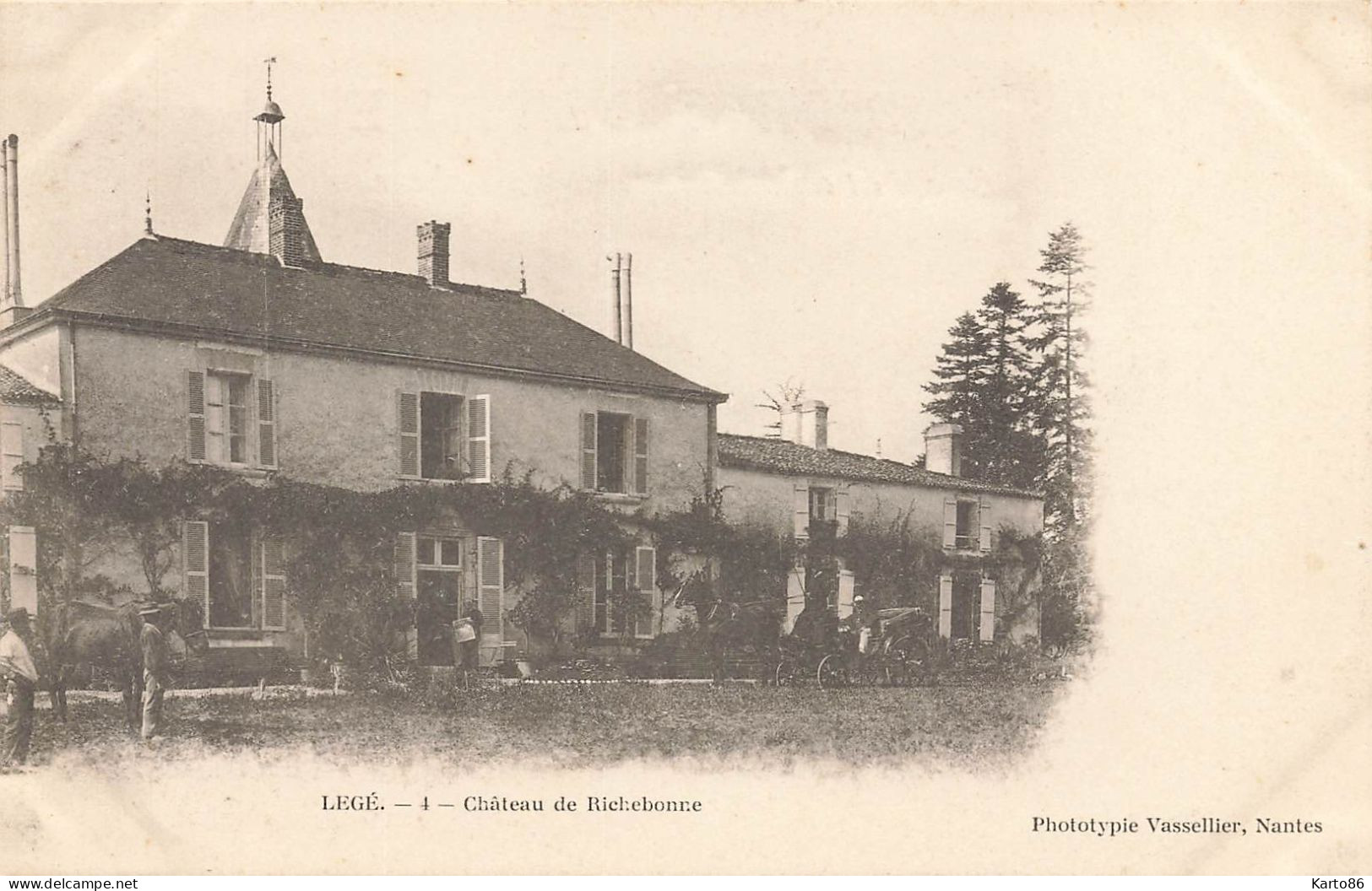 Legé * Le Château De Richebonne * Attelage - Legé