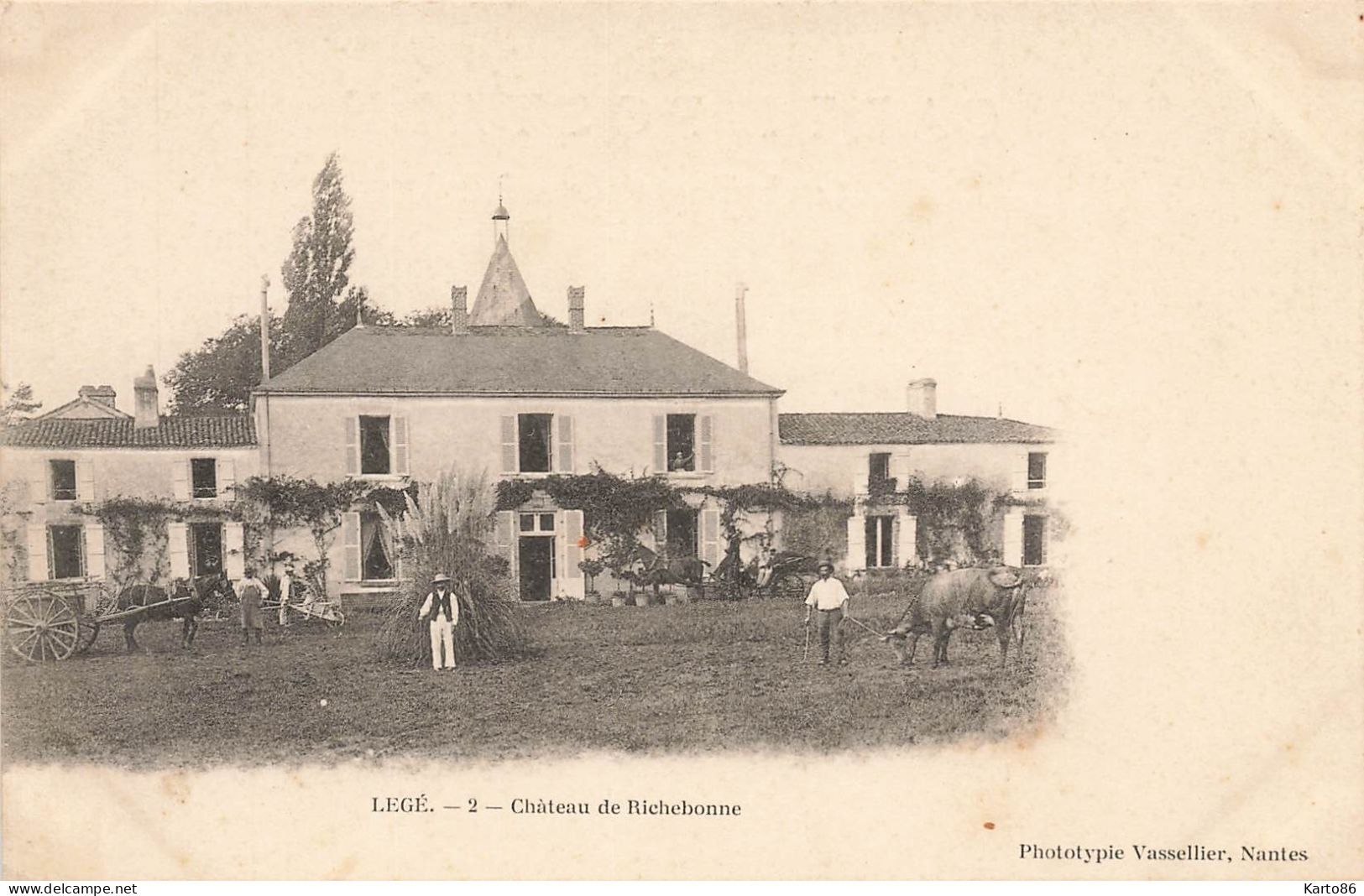 Legé * Le Château De Richebonne * Attelage Villageois - Legé