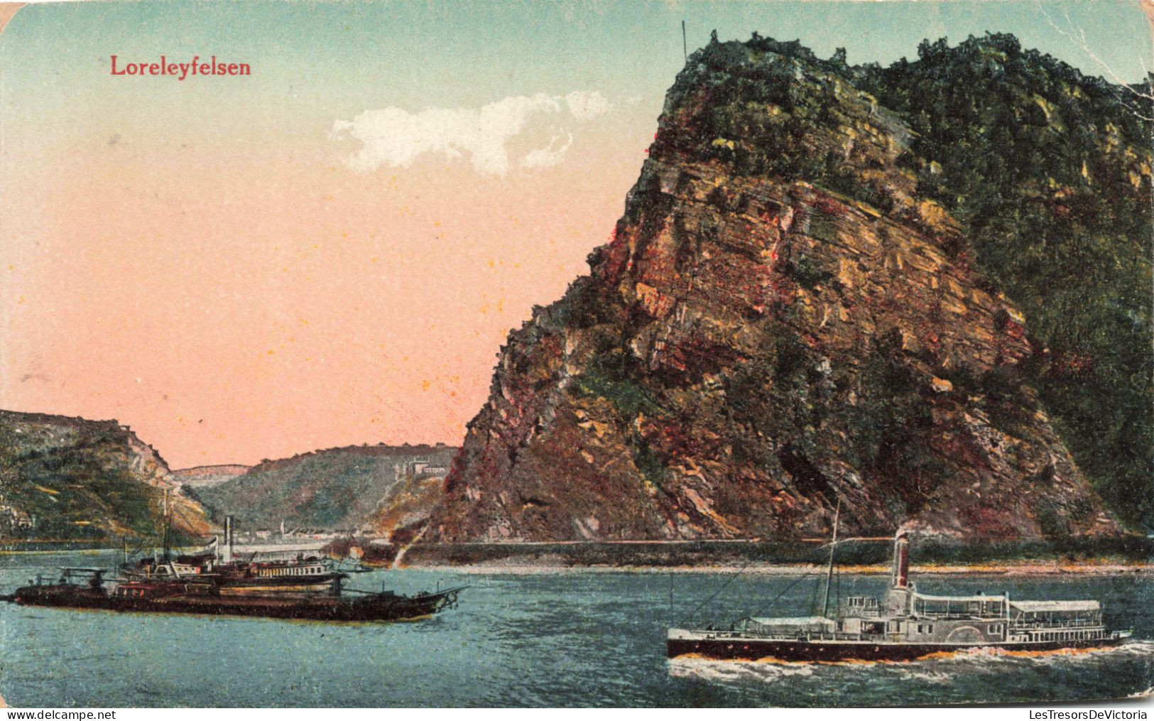 ALLEMAGNE - Rhénanie Palatinat - Loreleyfelsen - Colorisé - Carte Postale Ancienne - Loreley