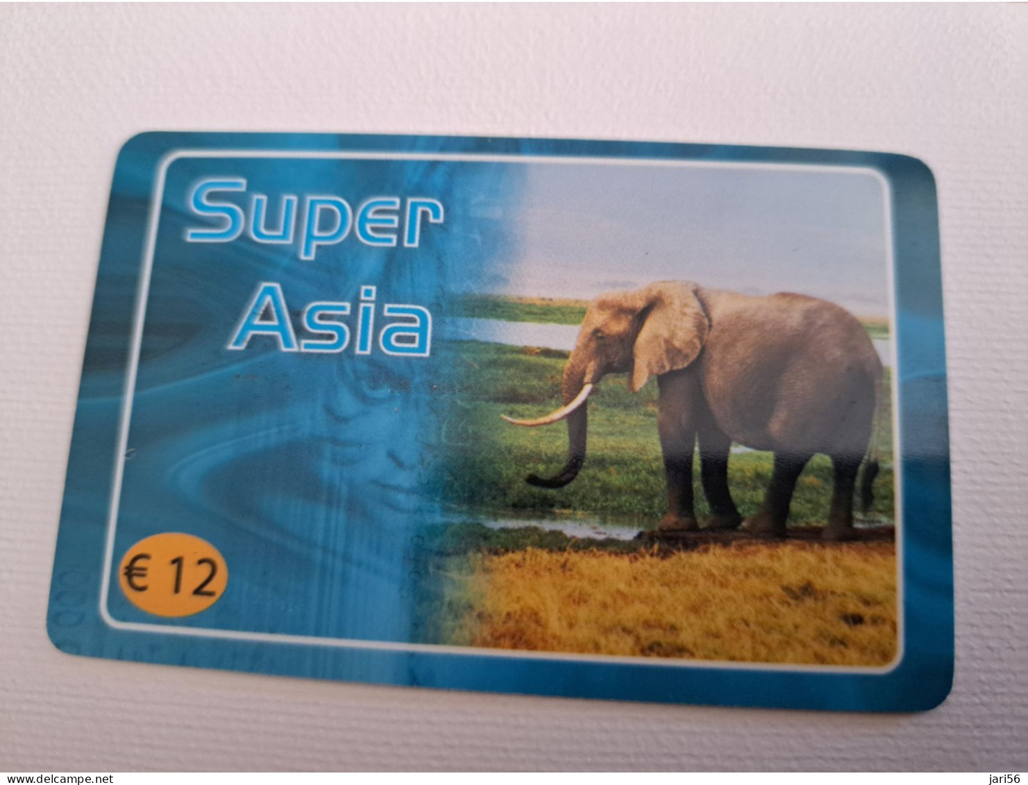 NETHERLANDS /  PREPAID / SUPER ASIA / ELEPHANT   /  € 12 ,-  USED  ** 15179** - Privées