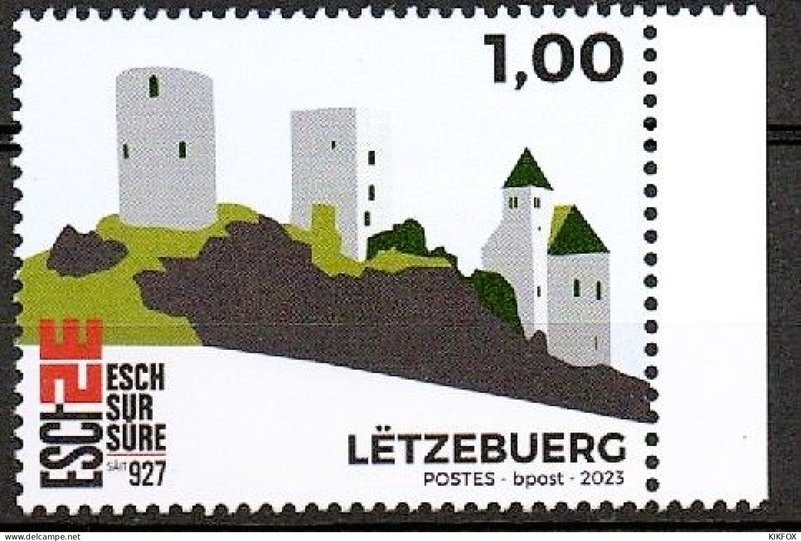 LUXEMBOURG,LUXEMBURG, 2023, MAI AUSGABE, ESCH SUR SURE SAID 927, POSTFRISCH, NEUF, - Unused Stamps
