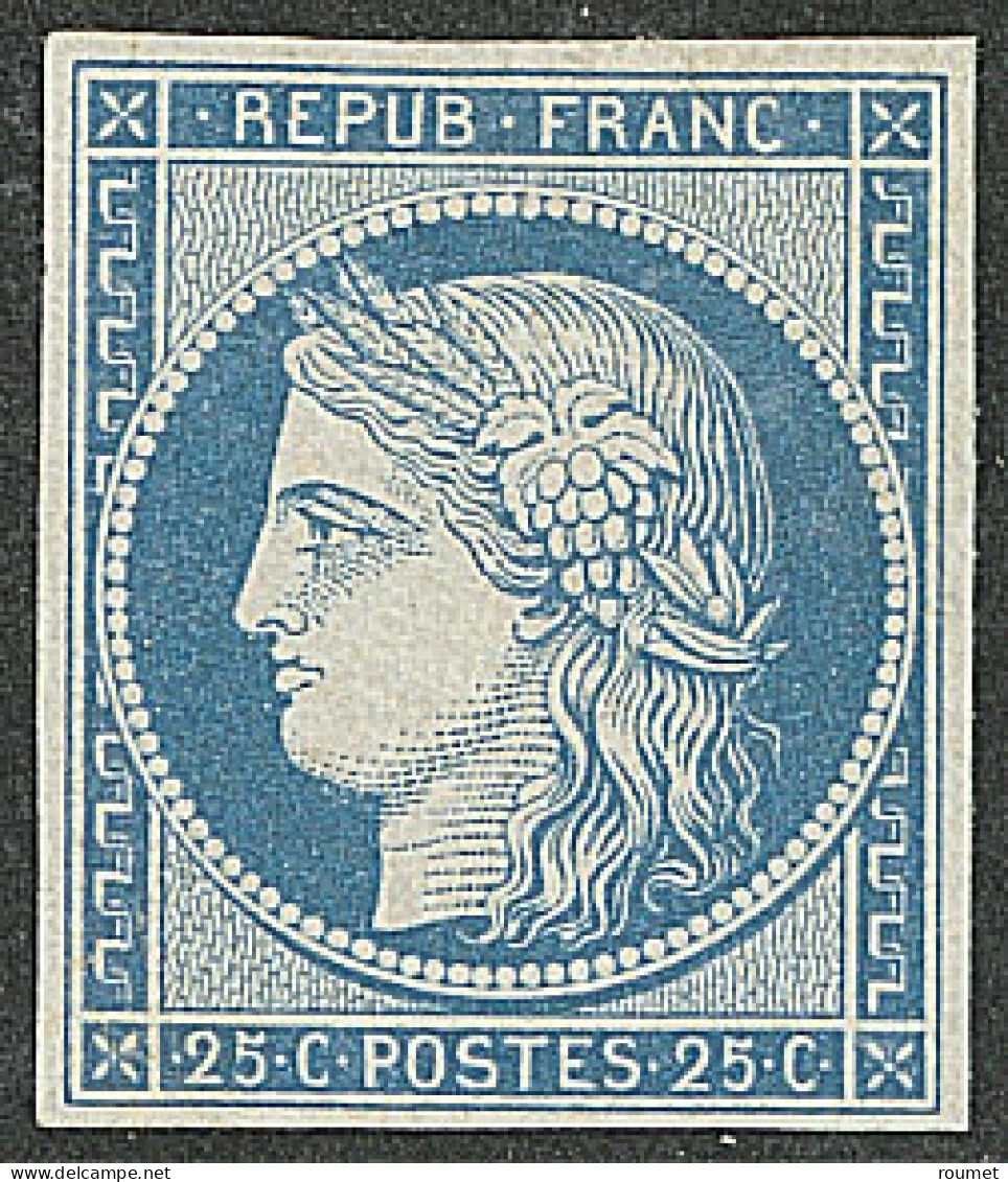 * No 4, Bleu, Très Frais. - TB. - RR - 1849-1850 Cérès
