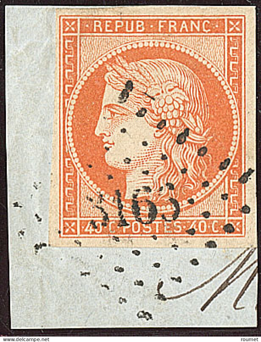 No 5, Obl Pc, Sur Petit Fragment. - TB - 1849-1850 Cérès