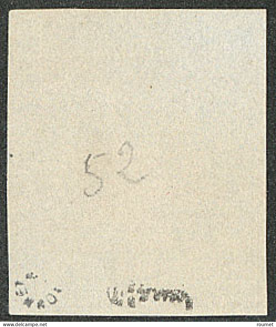 (*) Non émis. No 8, Bleu Sur Jaunâtre, Très Frais. - TB. - R - 1849-1850 Ceres
