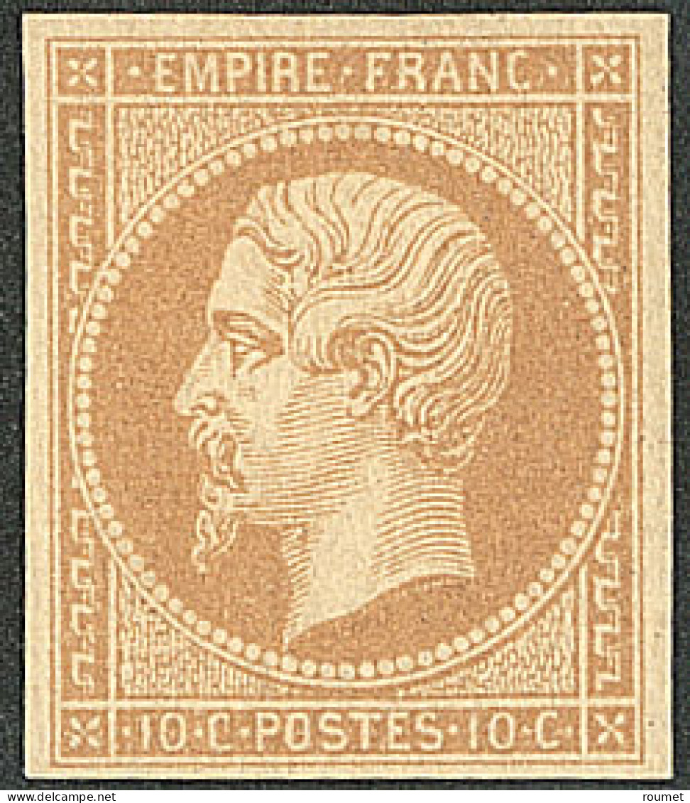 * No 13Ba, Bistre-brun, Très Frais. - TB - 1853-1860 Napoléon III.