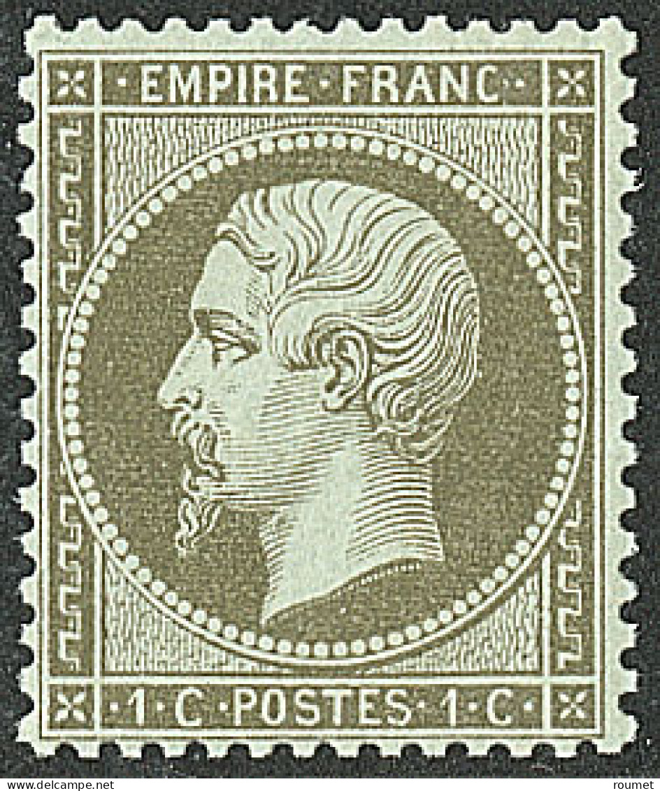 ** No 19a, Vert-bronze, Très Frais Et Centré. - TB - 1862 Napoleon III