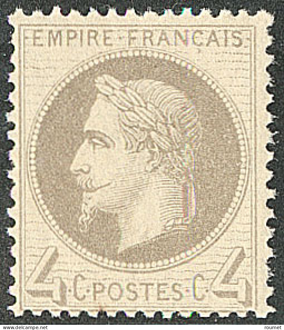 ** No 27B, Gris Type II, Très Frais. - TB - 1863-1870 Napoleon III With Laurels