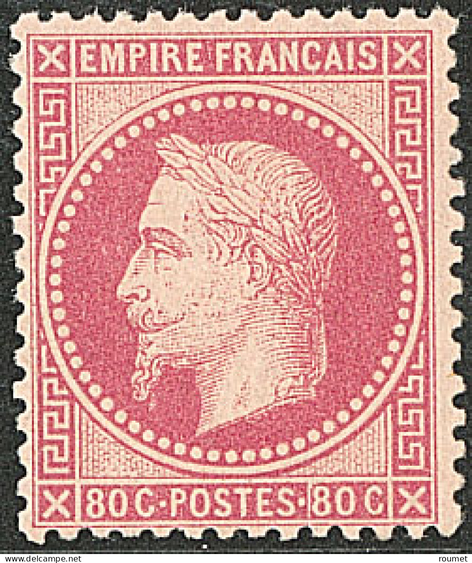 * No 32, Rose, Quasiment **, Très Frais. - TB. - R - 1863-1870 Napoleone III Con Gli Allori