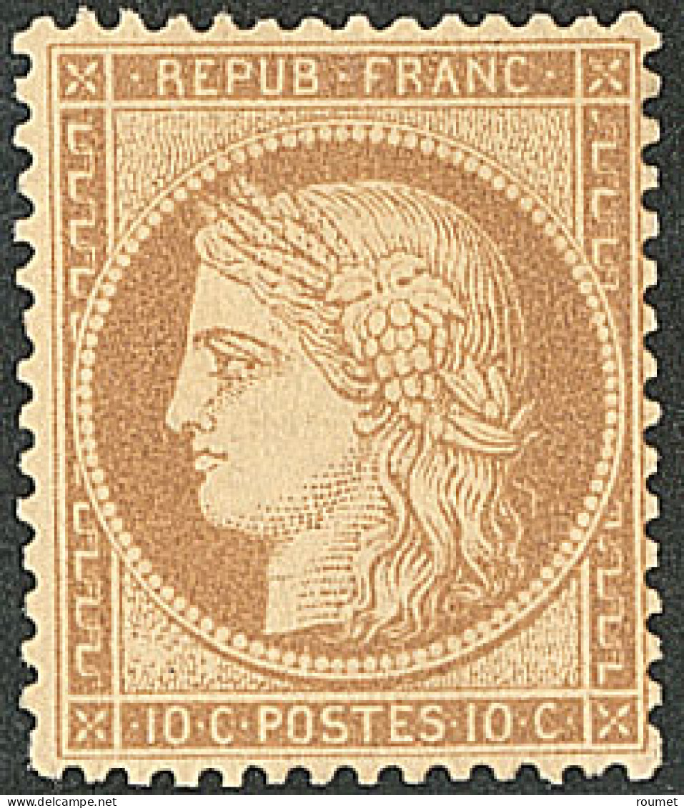 * No 36a, Bistre-brun, Quasiment **, Très Frais. - TB. - R - 1870 Assedio Di Parigi