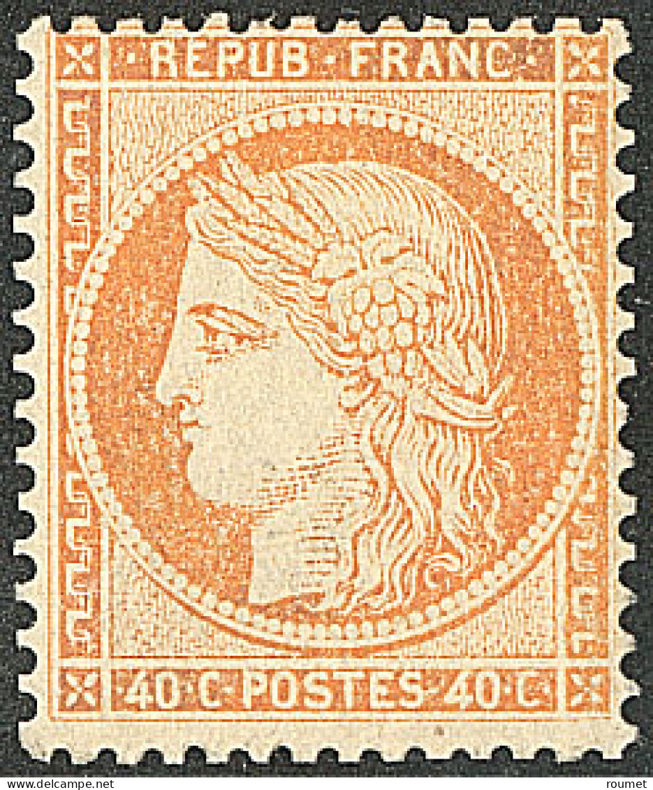 * No 38b, Orange-clair, Très Frais. - TB - 1870 Beleg Van Parijs