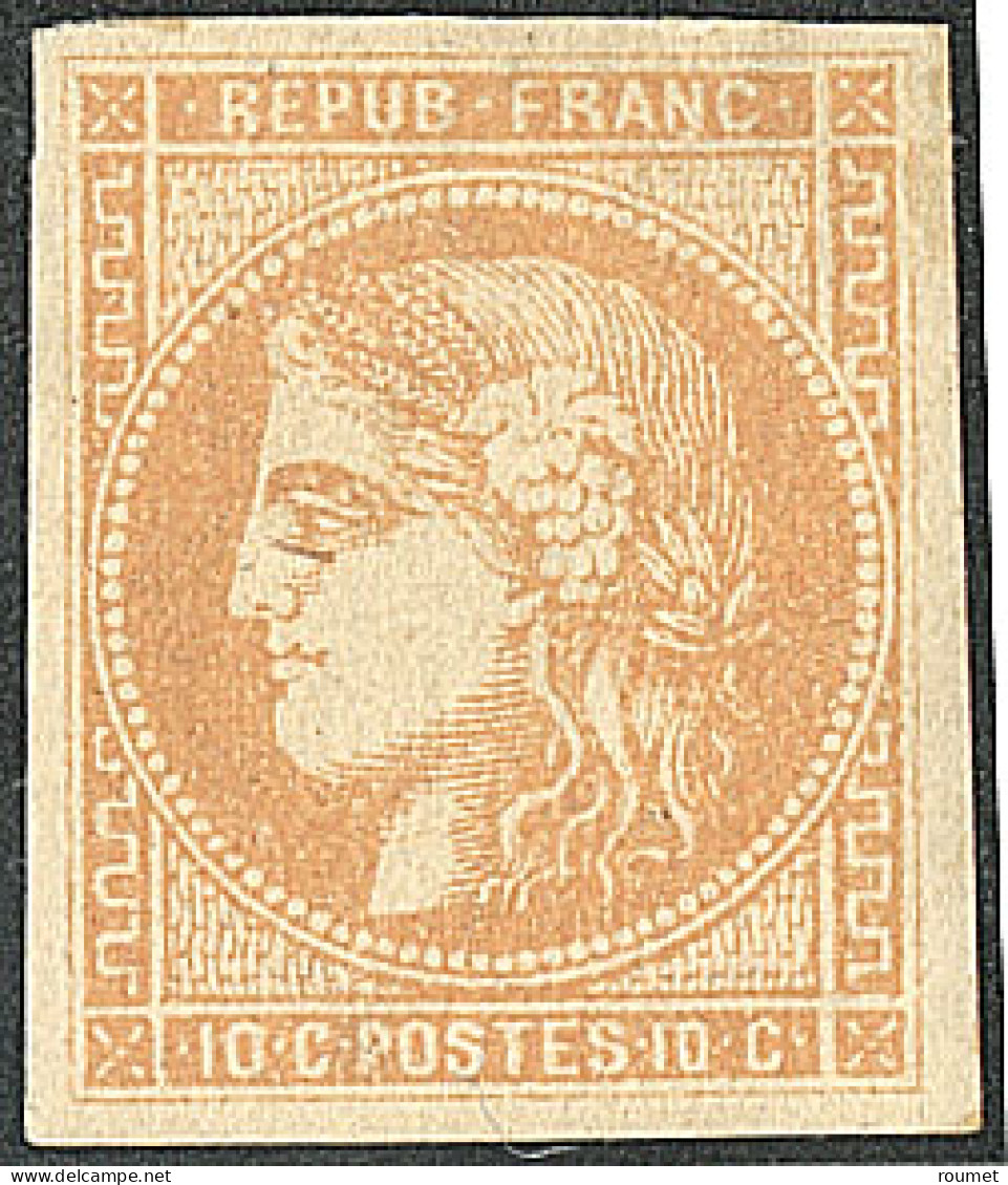 * No 43B, Bistre-jaune. - TB. - R - 1870 Ausgabe Bordeaux