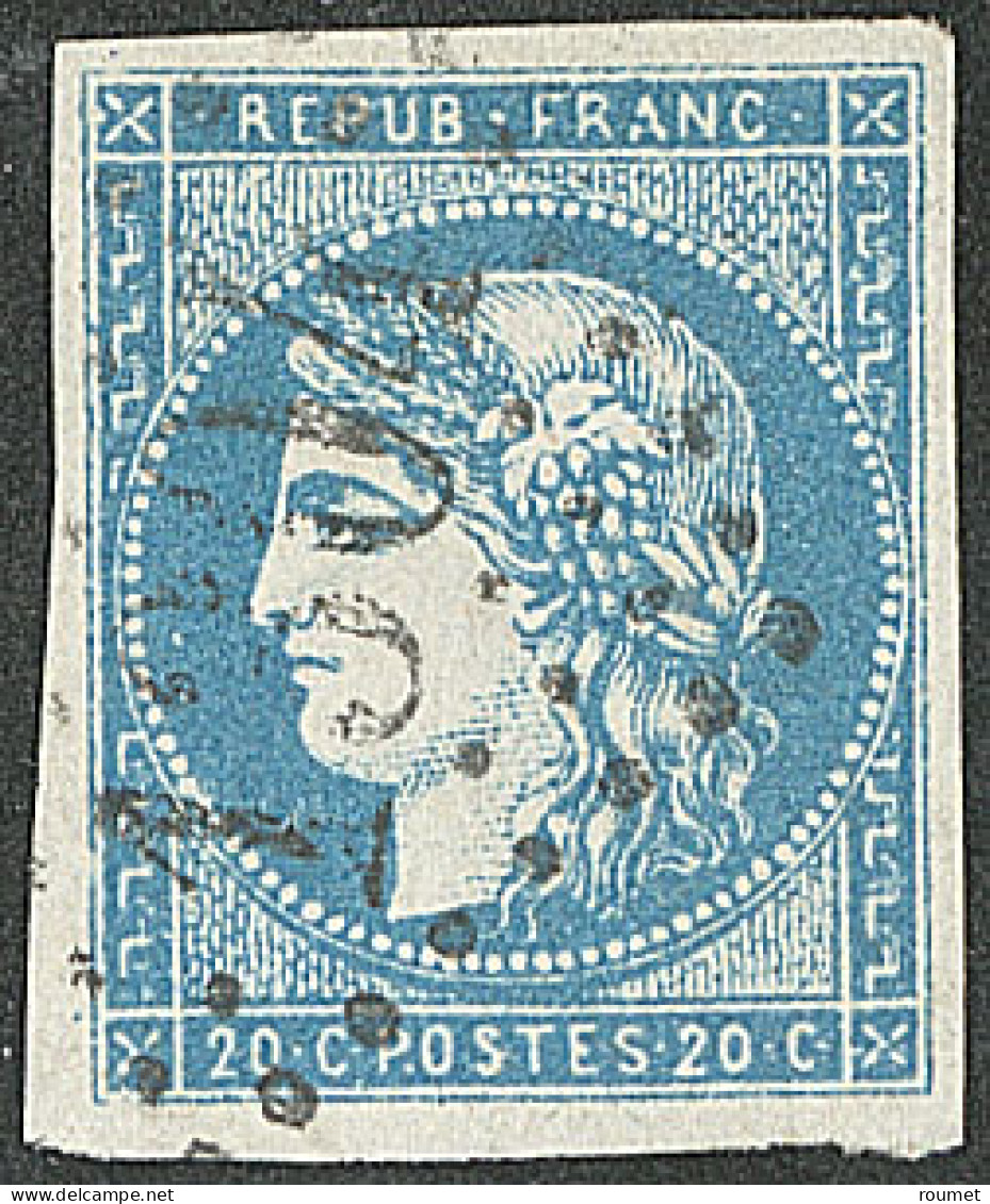 No 44Ac, Bleu Clair, Pos. 11, Obl Gc 1304. - TB - 1870 Bordeaux Printing