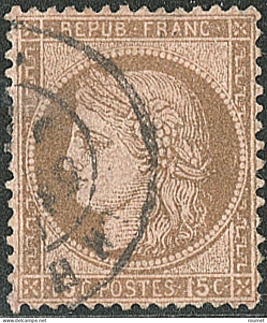 Erreur "15c". No 55b. - B. - R - 1871-1875 Cérès