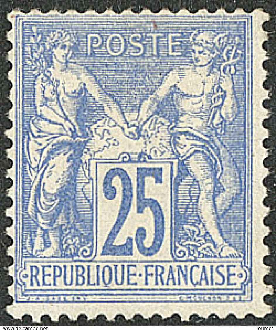 (*) No 68b, Outremer Vif, Très Frais. - TB. - R - 1876-1878 Sage (Typ I)