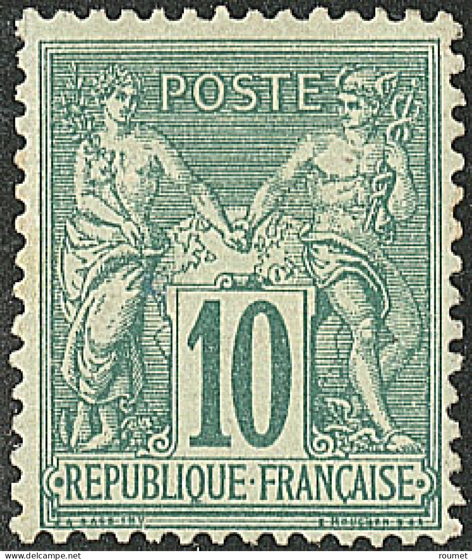 (*) No 76, Vert, Très Frais. - TB - 1876-1878 Sage (Typ I)