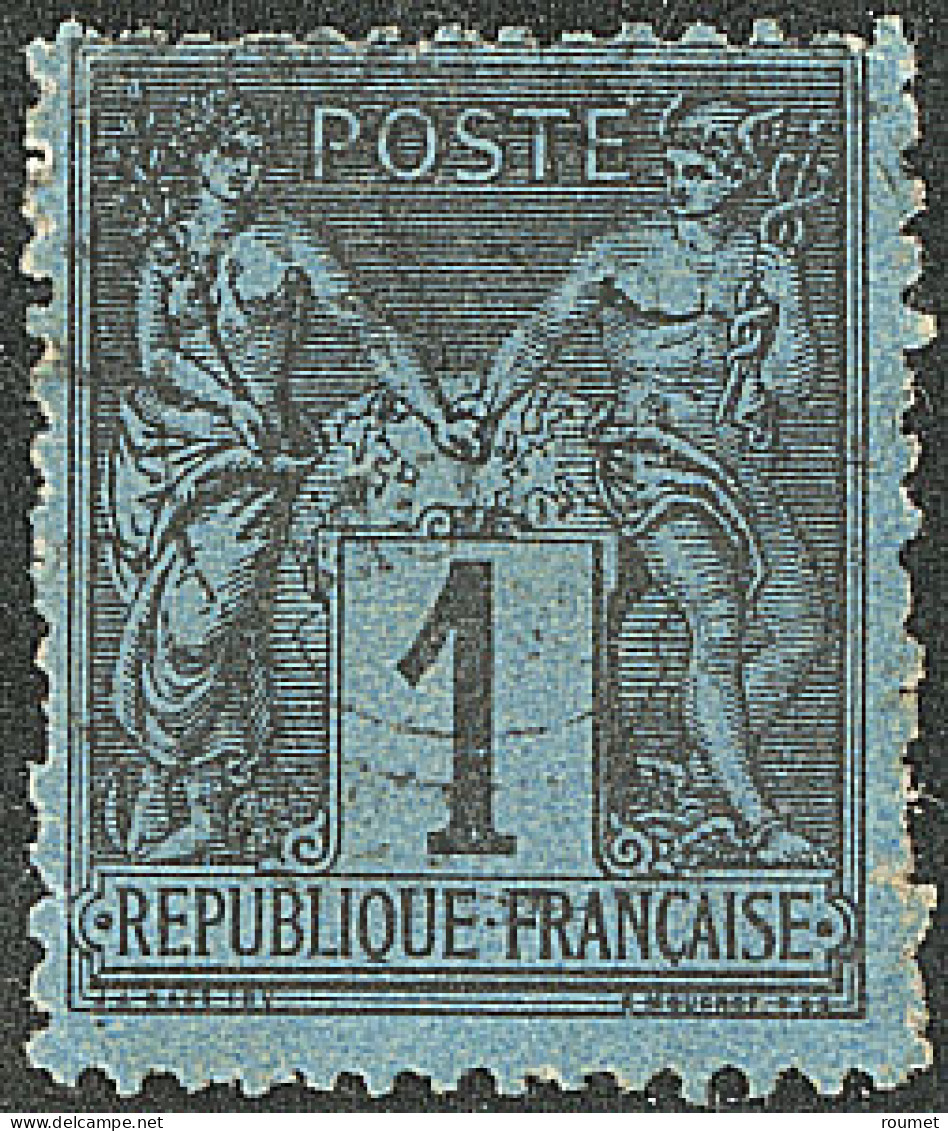 Bleu De Prusse. No 84, Def, B D'aspect. - R - 1876-1878 Sage (Typ I)