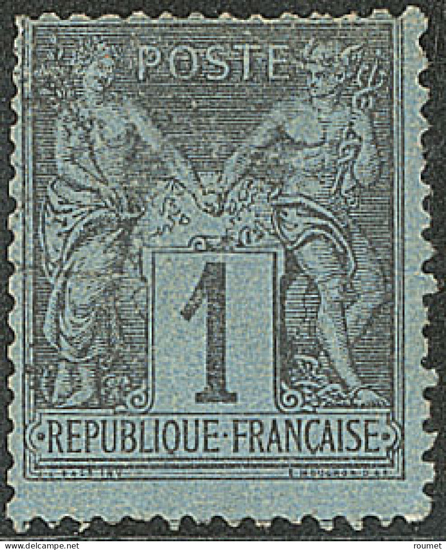 Bleu De Prusse. No 84, Défauts Mais TB D'aspect. - R - 1876-1878 Sage (Type I)