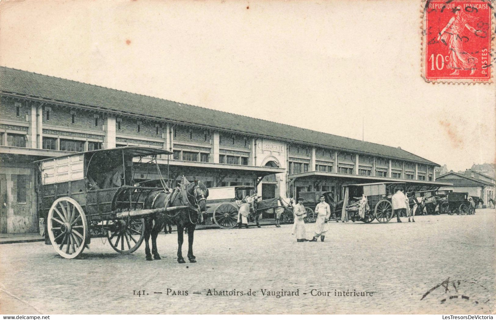 FRANCE - Paris - Abattoirs De Vaugirard - Cour Intérieur - Carte Postale Ancienne - Plätze