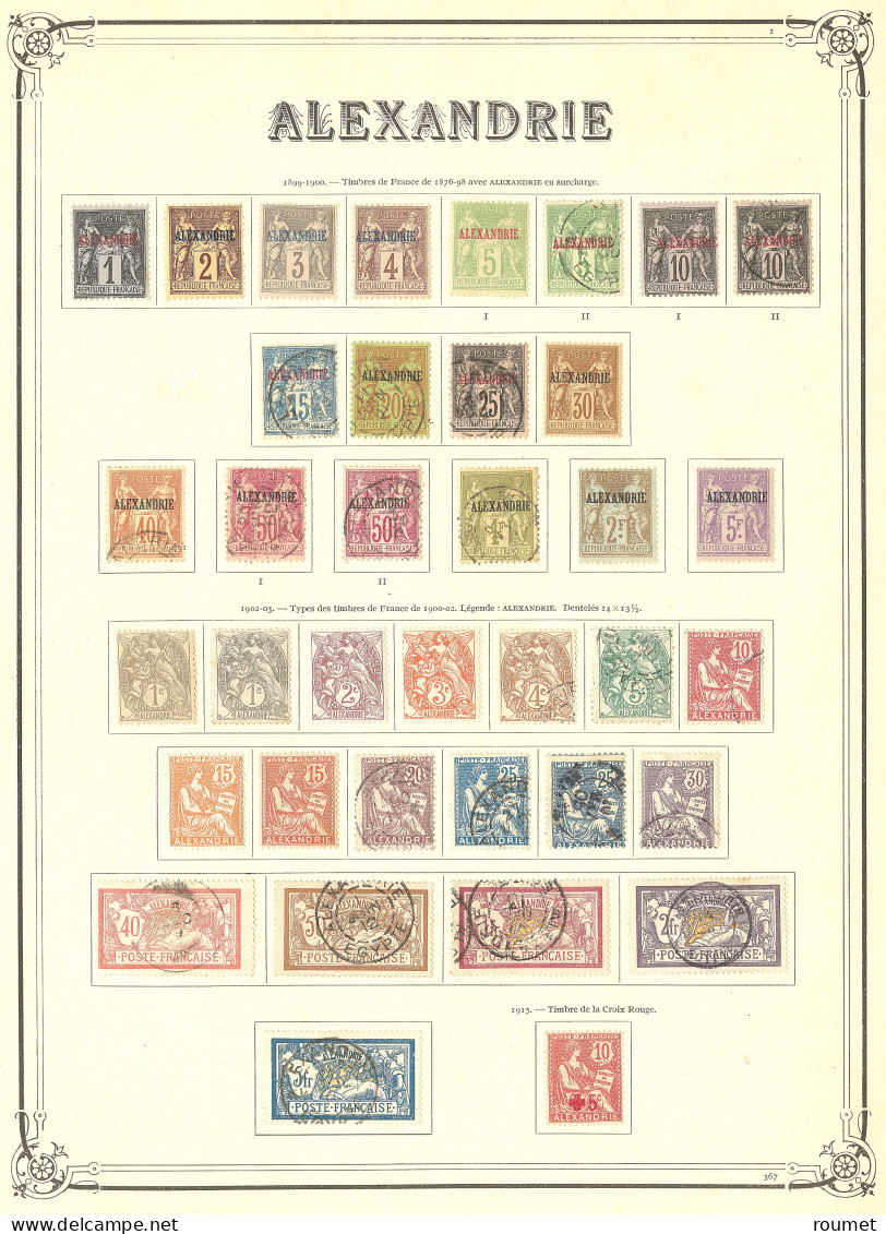 * Collection. 1899-1930 (Poste, Taxe), Complète Sauf 47, 48, 50 Et 59, Qqs Ex Obl. - TB - Autres & Non Classés