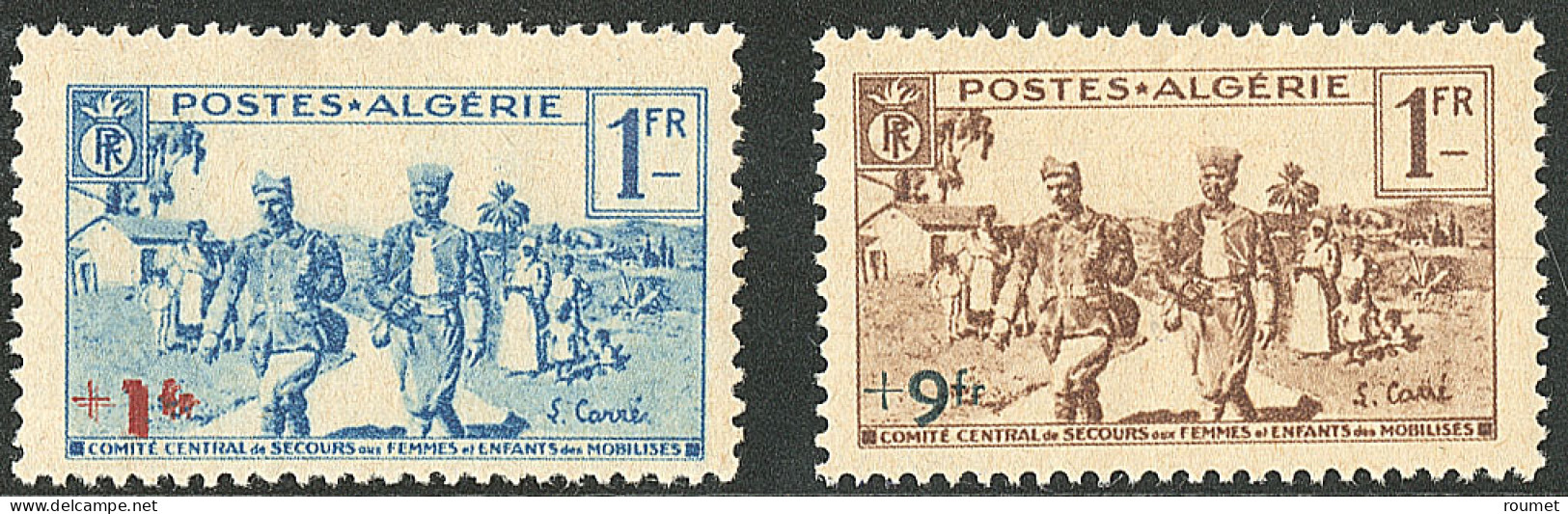 * Variétés. Nos 159a, 162a. - TB - Autres & Non Classés